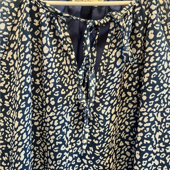 Leopard Print Dress Top Size M - Picture 4 of 6